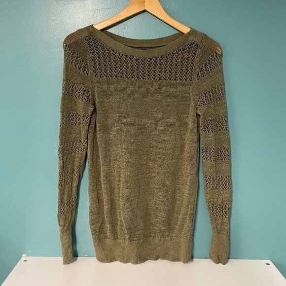 LOFT Sweaters - Loft Size Small Green Sweater